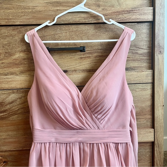 Azazie Kora Bridesmaid Dress in Dusty Rose + Garment Bag - Picture 6 of 9